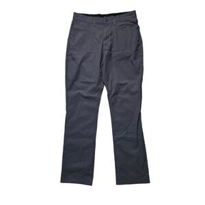 Eddie Bauer Chino Pants Men’s 34x32 Gray Nylon Stretch Style No. 1225439